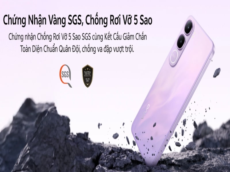 Đạt chuẩn Quân Đội với chứng nhận chống rơi vỡ 5 sao