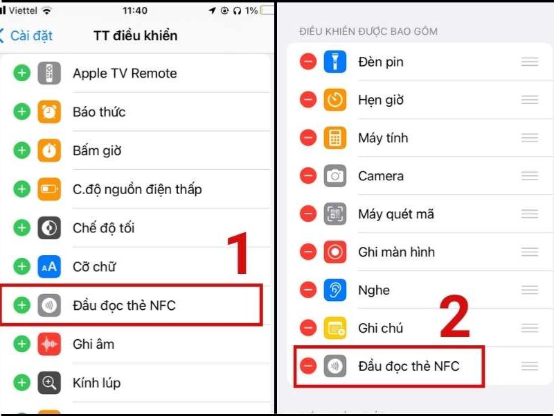 Bật NFC cho iPhone 8 Plus và những phiên bản trước đó