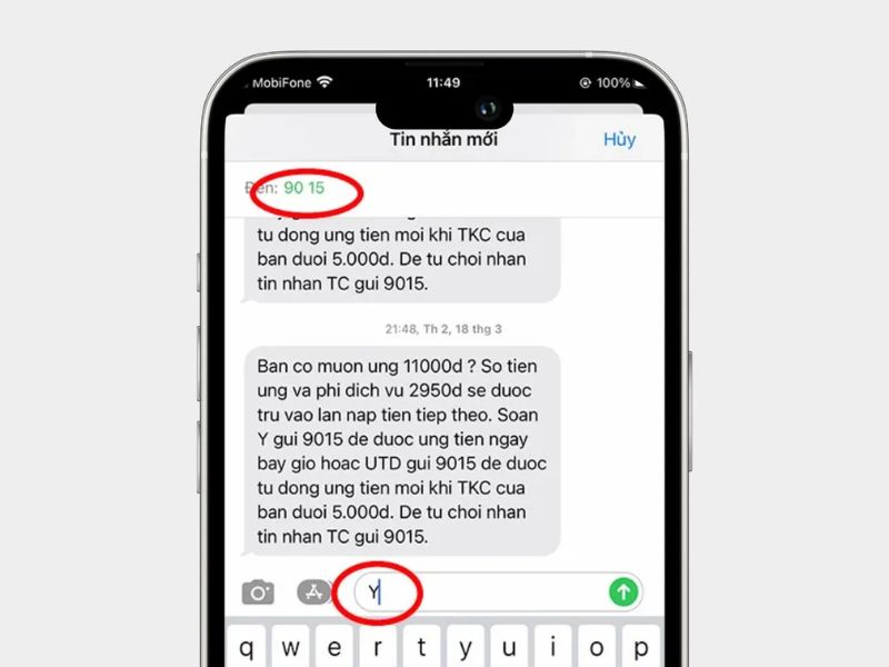 Cách thực hiện ứng tiền điện thoại Mobifone