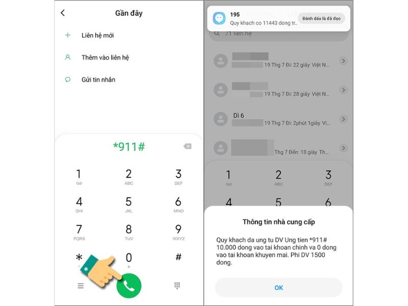 Cách thực hiện ứng tiền điện thoại Viettel