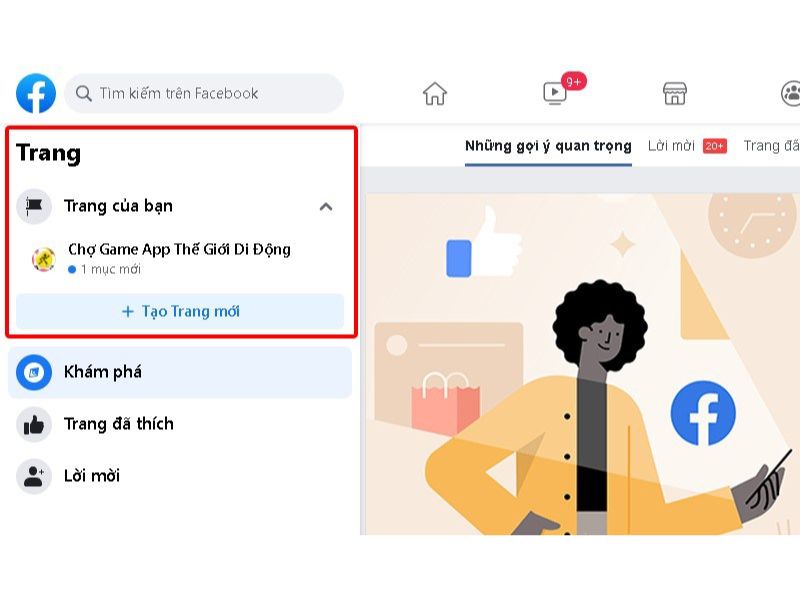 Các bước đổi tên page Facebook trên điện thoại