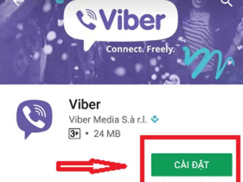 Cách tải Viber trên điện thoại Androi