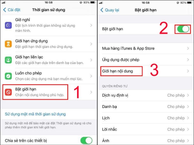 Cách chặn 1 trang web trên iPhone