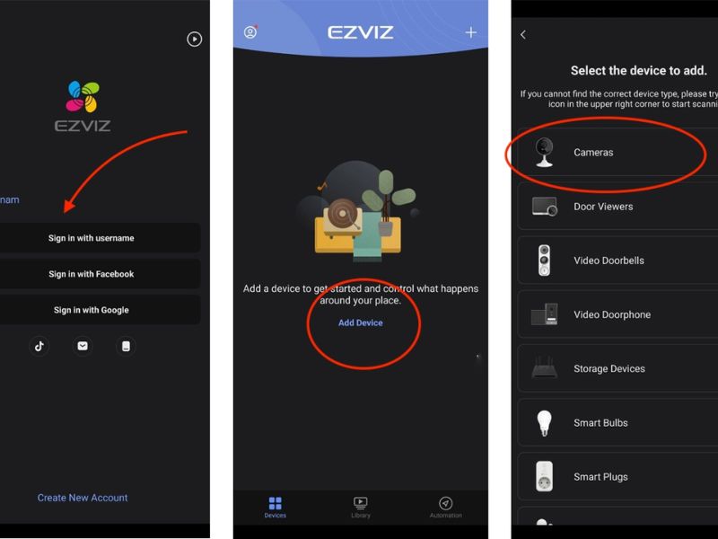Hướng dẫn chia sẻ Camera EZVIZ qua mã QR
