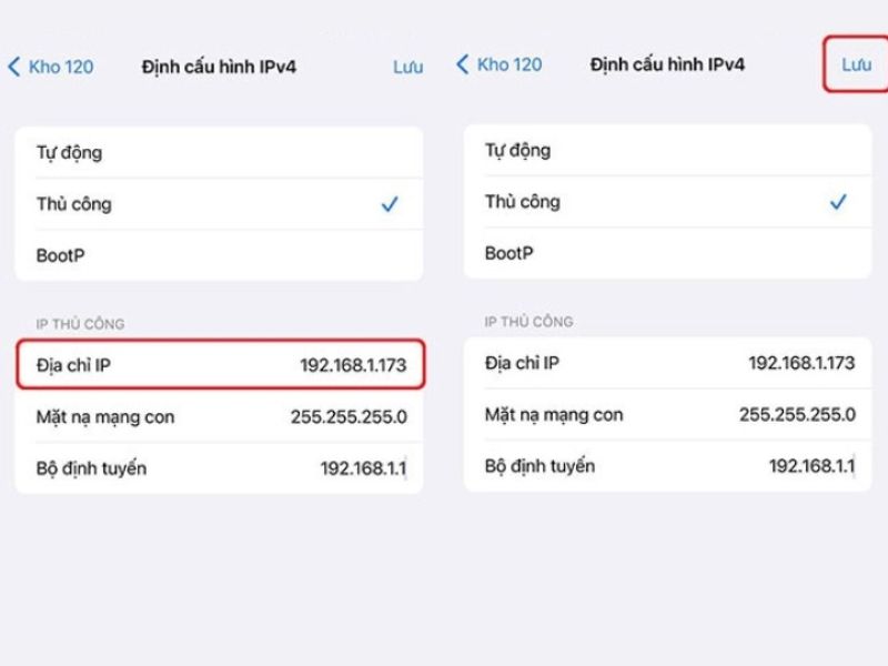 Các bước đổi địa chỉ IP trên iPhone