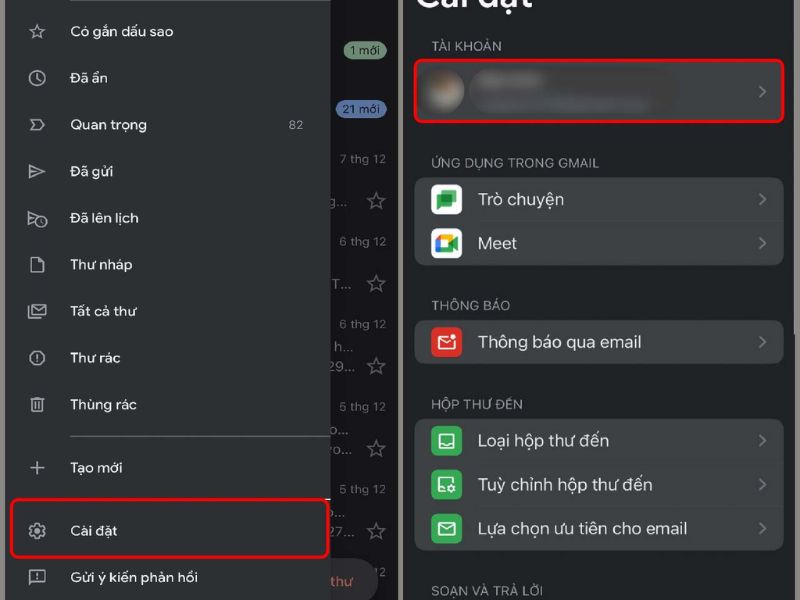 Cách đổi tên Gmail trên điện thoại iPhone