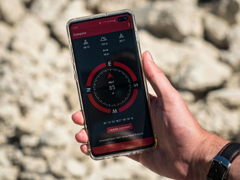 Hướng dẫn cách dùng la bàn trên điện thoại