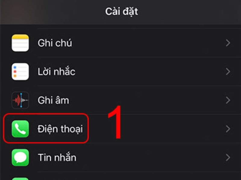 Các bước tắt tiếng khi có số lạ gọi