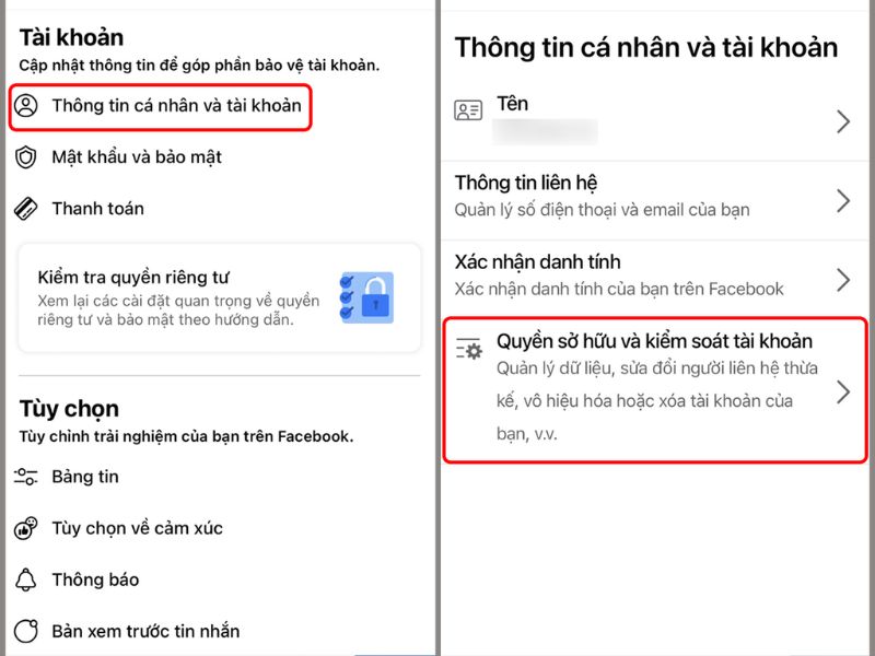 Cách xóa tài khoản facebook điện thoại
