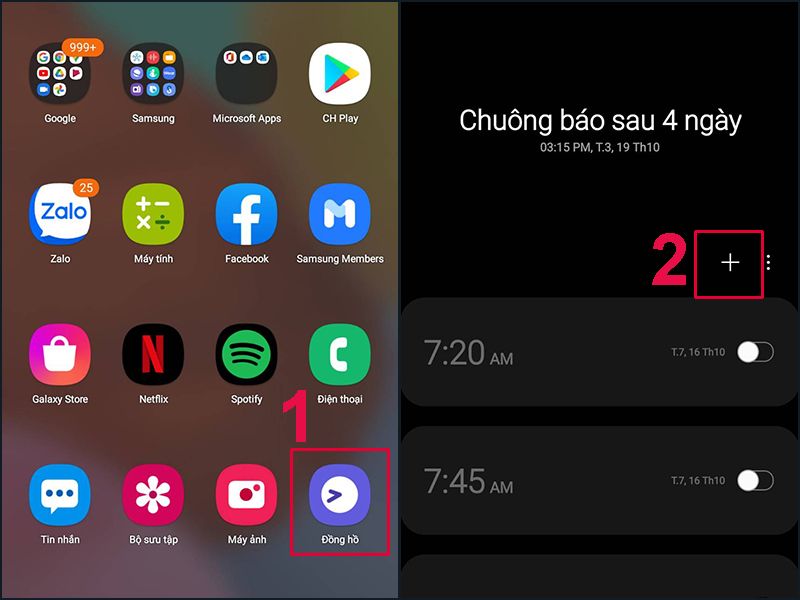 Hướng dẫn cài đặt báo thức điện thoại Android