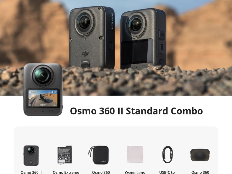 DJI Osmo 360 II mang đến nhiều chế độ quay sáng tạo
