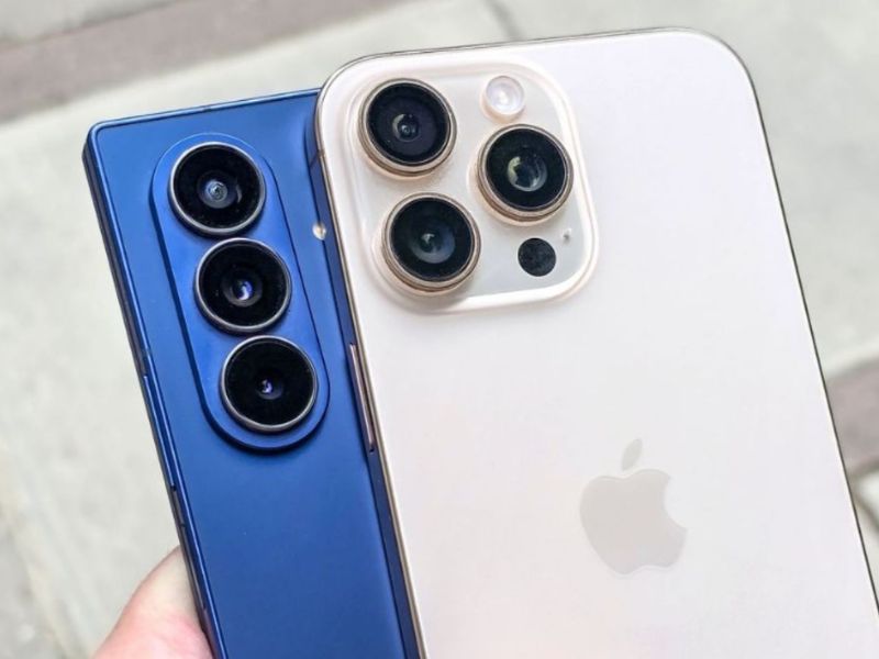 Camera sắc nét của Galaxy Z Fold 7 vs iPhone 16 Pro Max