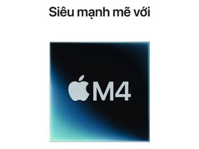 Chip M4 mạnh mẽ cùng MacBook Pro 2024