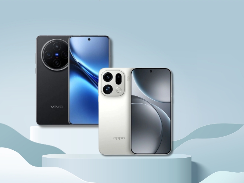 Điện thoại OPPO Find X9 và vivo X200