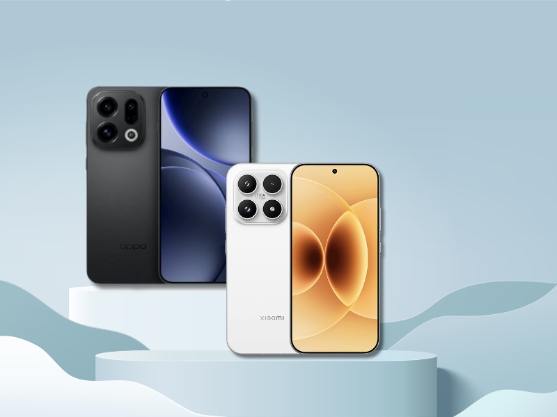 Điện thoại OPPO Find X9 và Xiaomi 17 có gì khác nhau