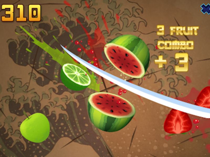 Giải trí với game chém hoa quả