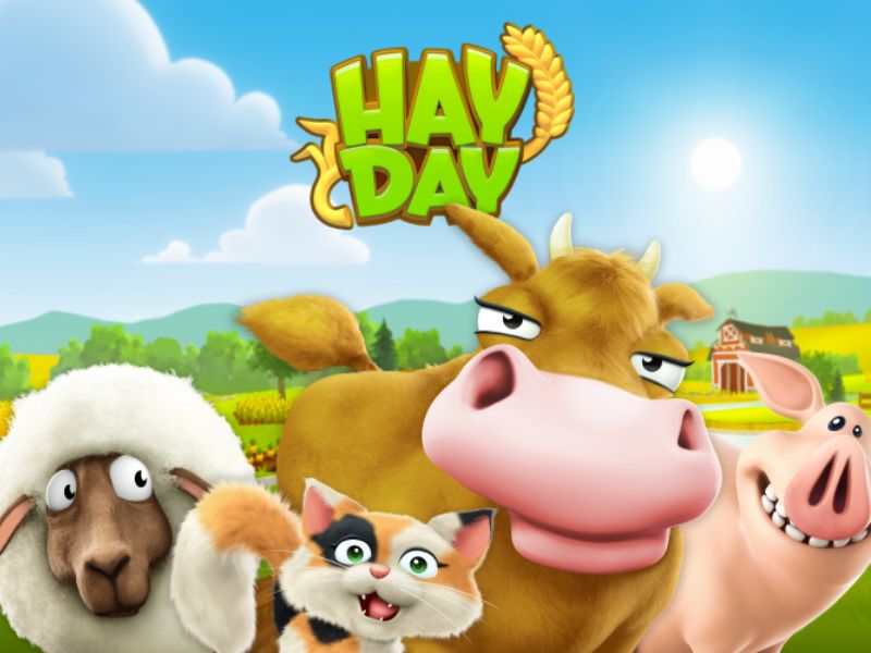 Game nông trại Hay Day trên điện thoại