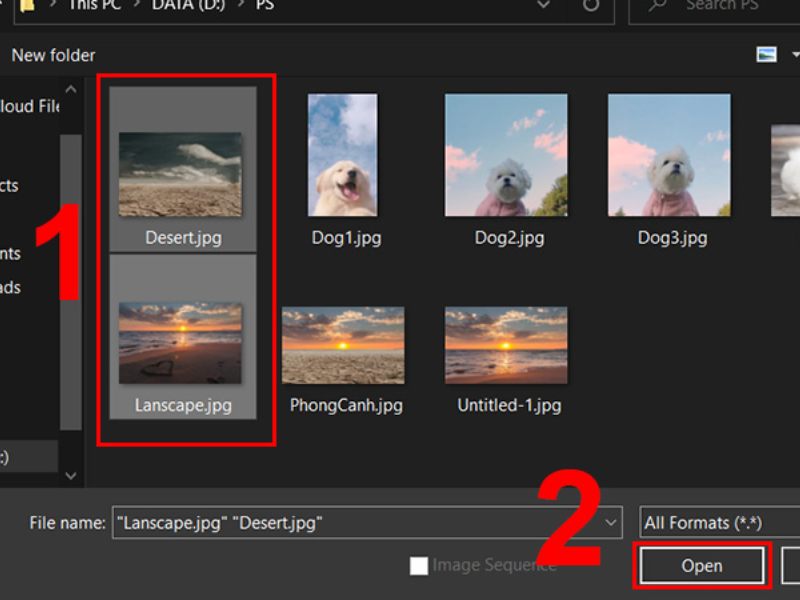 Hướng dẫn ghép ảnh trên Adobe Photoshop