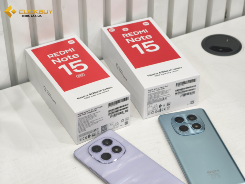 Hộp đầy đủ của Xiaomi Redmi Note 15 4G