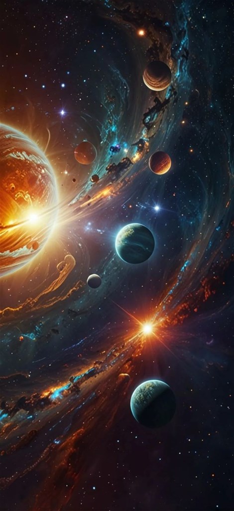 Hình nền về vũ trụ và không gian cho Find X9