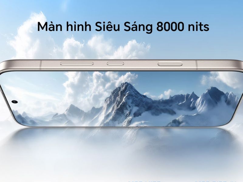 Độ sáng 8000 nits: Đỉnh cao công nghệ hiển thị