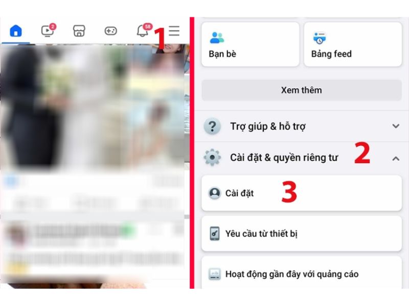 Hướng dẫn các bước đổi tên Facebook trên Samsung
