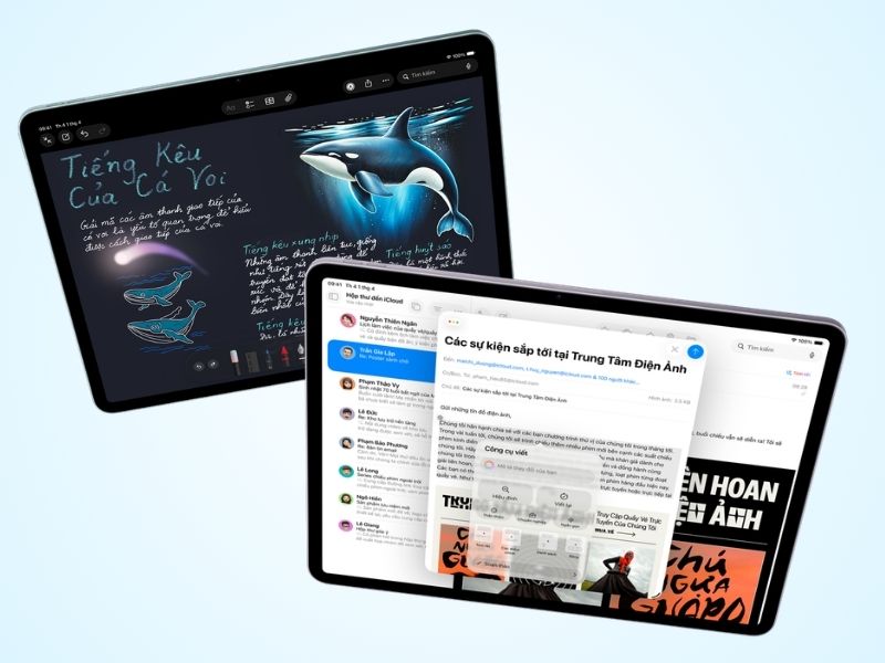 Pin iPad Air M4 13 inch 256GB dùng bền bỉ cho cả ngày