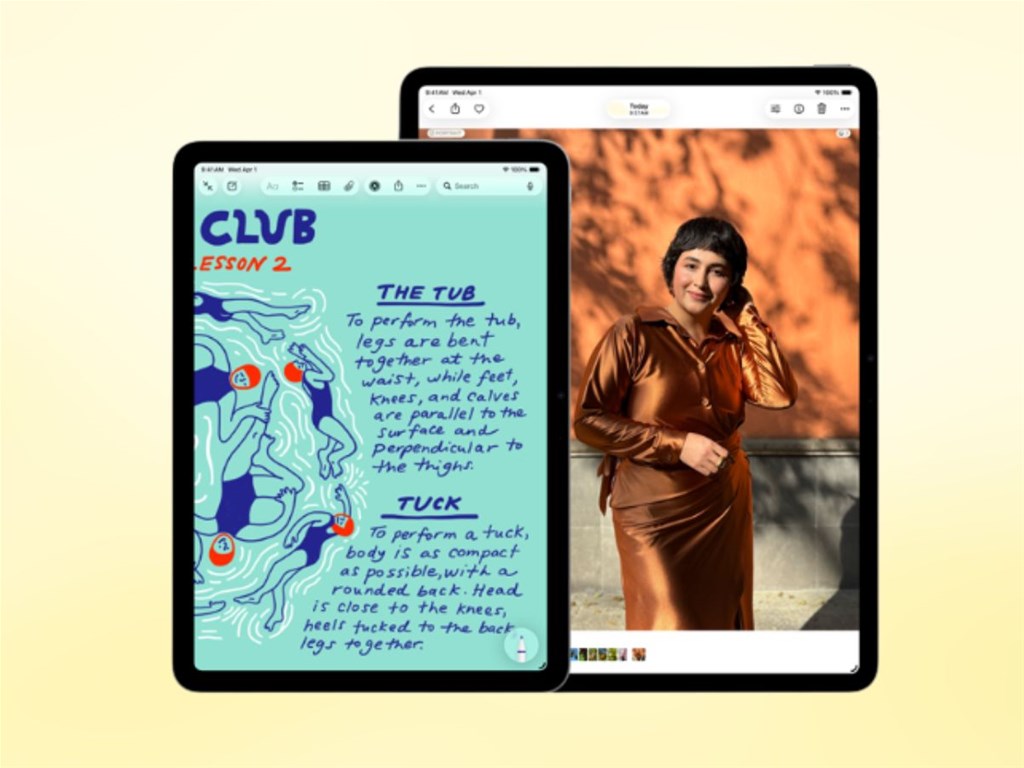  iPad Air M4 có màn hình Liquid Retina với 2 kích thước 11 inch và 13 inch