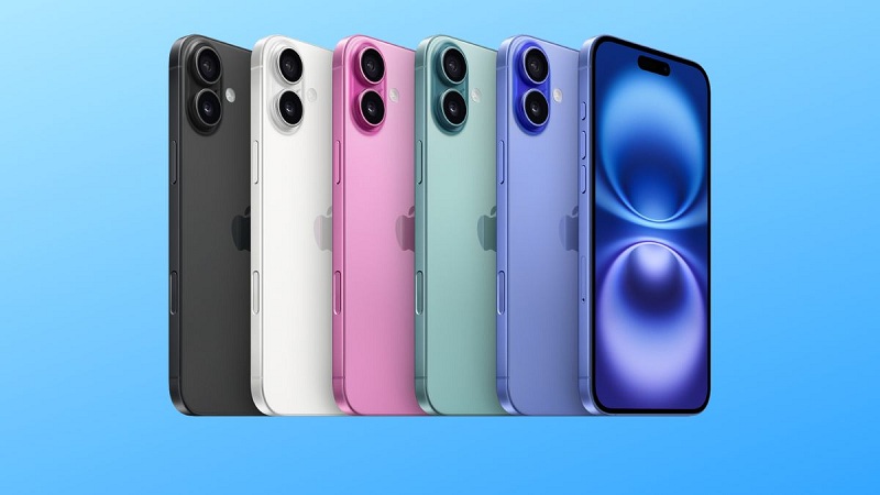 Bảng màu iPhone 16 đa dạng, giúp khách hàng dễ dàng lựa chọn