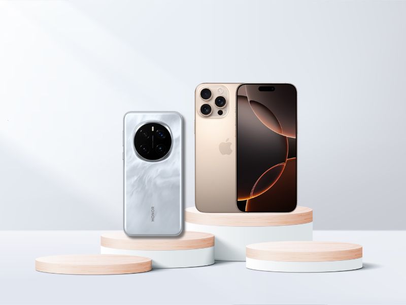 Thiết kế iPhone 16 Pro Max vs Honor Magic 7 Pro