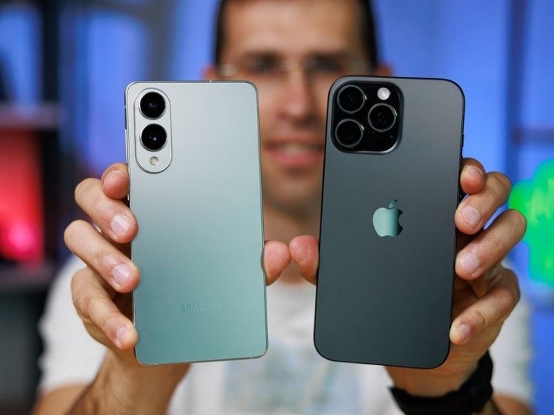 Điện thoại Samsung Galaxy S25 Edge vs iPhone 16 Pro Max