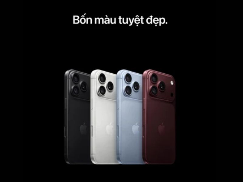 iPhone 18 Pro Max có mấy màu