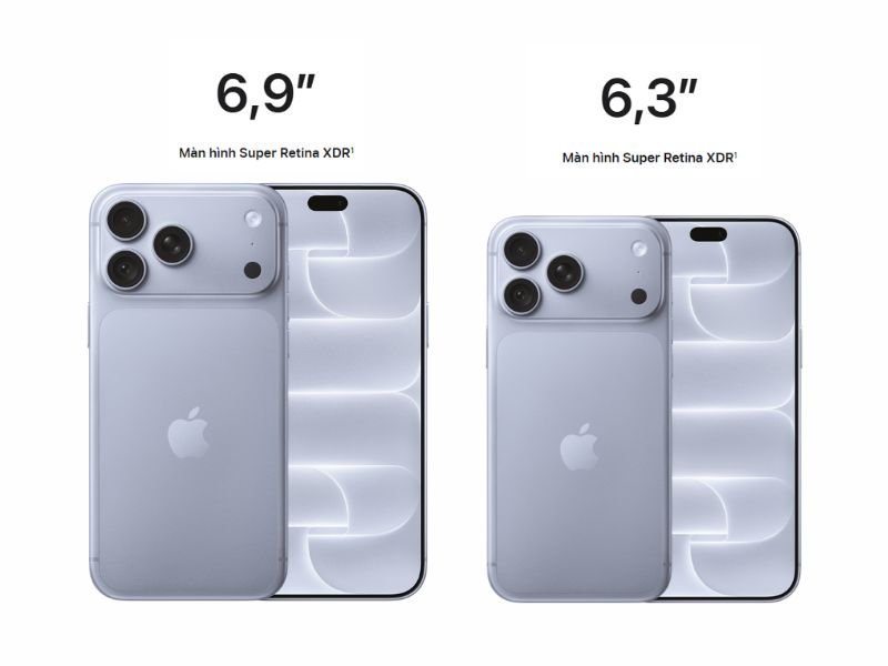 Màn hình iPhone 18 Pro Max cực đại 6.9 inches