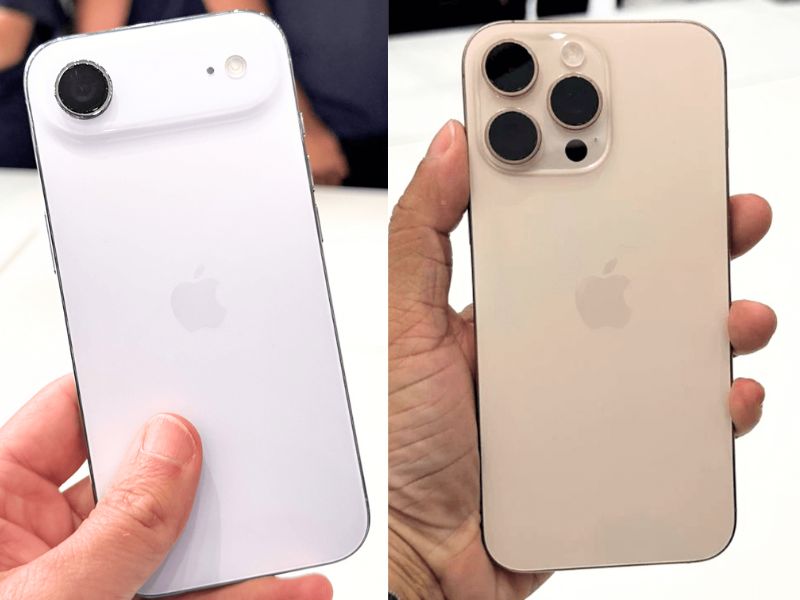 Camera iPhone Air và iPhone 16 Pro Max