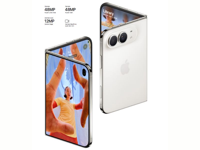 Điện thoại gập iPhone Duo có gì mới