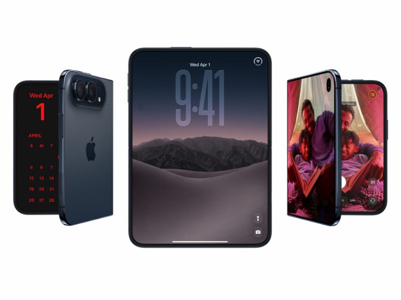 Màn hình gập giúp iPhone Duo 1TB tối ưu công việc