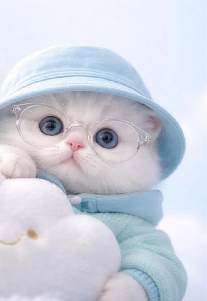Hình nền mèo trắng