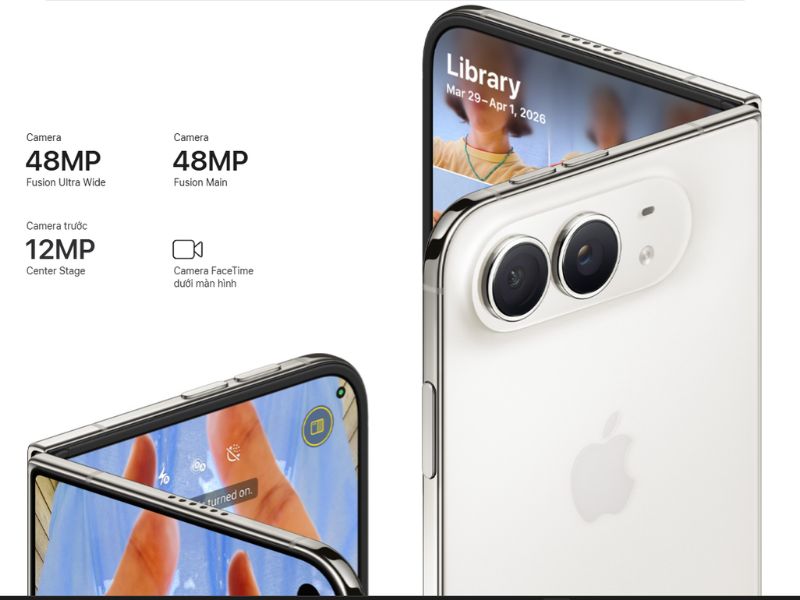 Thông số kỹ thuật chi tiết hệ thống camera iPhone Duo