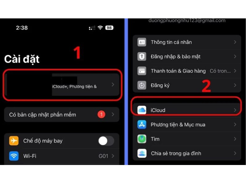 Hướng dẫn khôi phục tin nhắn SMS trên điện thoại iPhone bằng iCloud