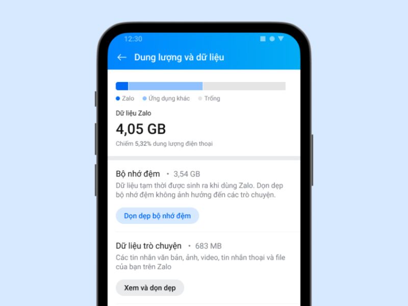 Một số lưu ý khi xóa dữ liệu Zalo