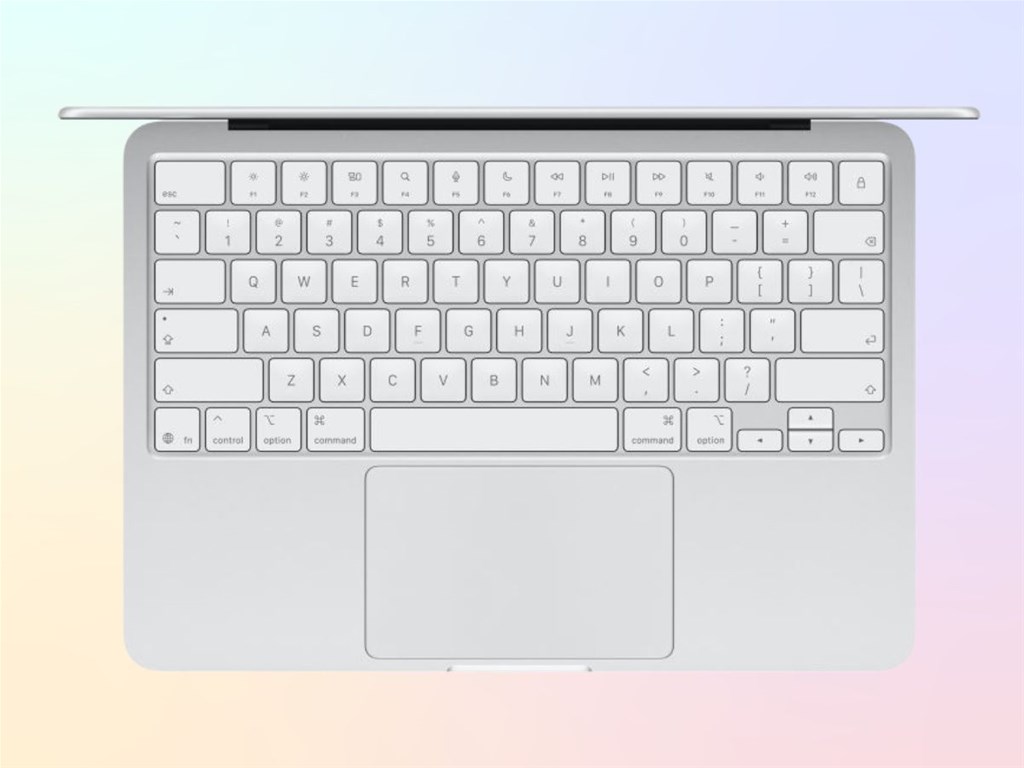 Macbook Neo màu Silver trung tính nhưng không kém phần thanh lịch