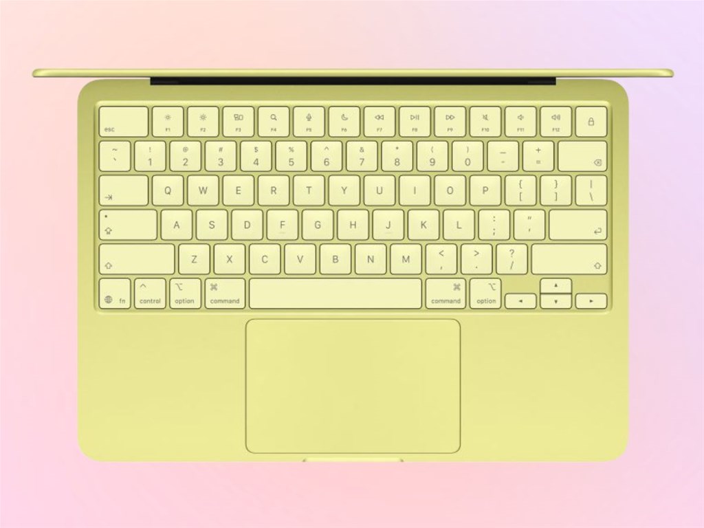 Macbook Neo màu Citrus nổi bật
