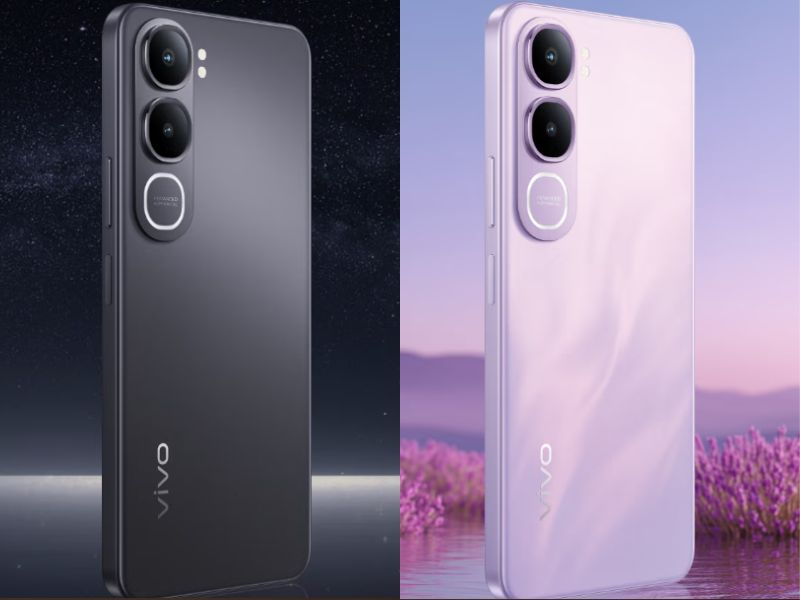 Vivo Y21d có 2 màu sắc đen và hồng
