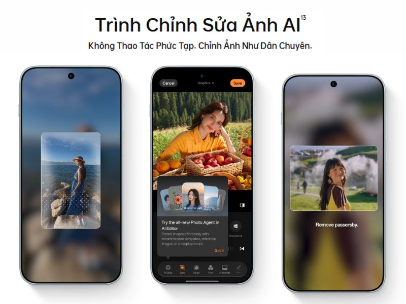 Chỉnh sửa ảnh với AI trên OPPO Find X10