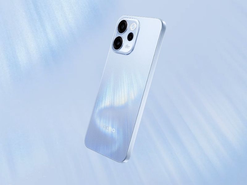 OPPO Reno15 F màu xanh nhạt