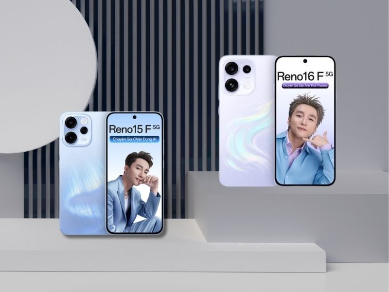 So sánh OPPO Reno16 F vs Reno15 F về thiết kế