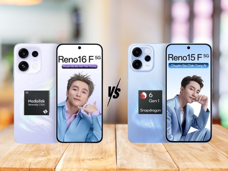 Hiệu năng OPPO Reno16 F khác gì Reno15 F