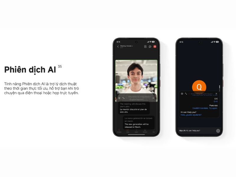 Phiên dịch AI trên POCO X8 Pro Max