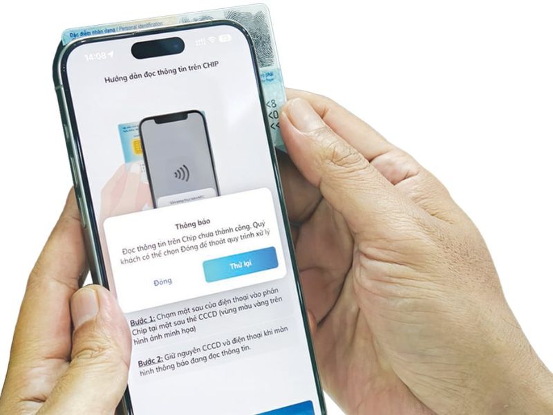 Quy trình quét mã NFC CCCD
