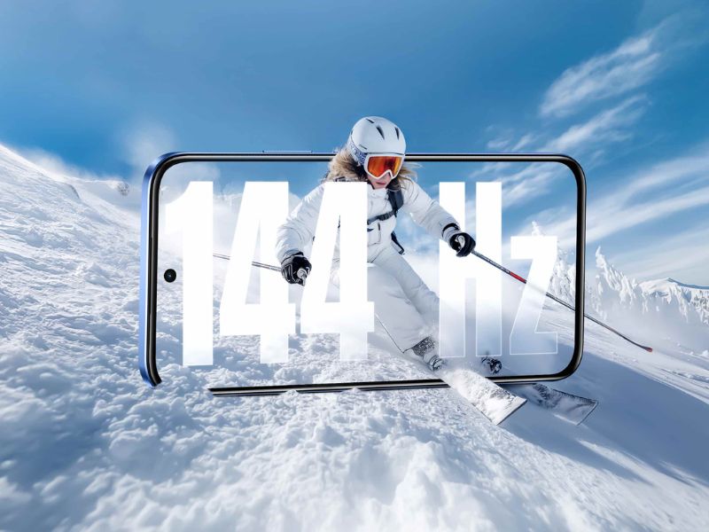 Tần số quét 144Hz trên Realme C85